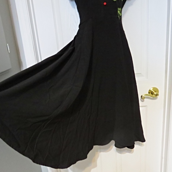 NWT UNIQUE VINTAGE 1940s Style Swing Dress Rockabilly - Picture 5 of 10